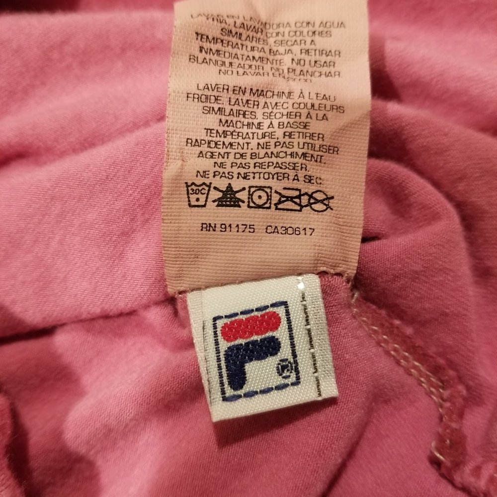 Bamboo Fila Racerback shelf bra camisole. S . Pink . Gently used - Picture 6 of 7
